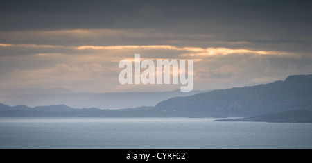 Mattina sull'Isola di Skye in Scozia Foto Stock