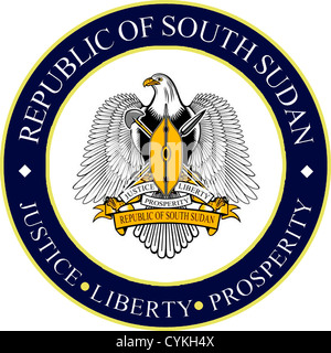 Stemma nazionale del Sud Africa Foto stock Alamy