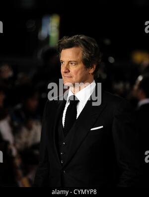 Attore Colin Firth assiste Premiere mondiale di Gambit su 07/11/2012 all'Impero, Leicester Square, Londra. Persone nella foto: Attore Colin Firth Colin Firth.. Foto di Julie Edwards Foto Stock
