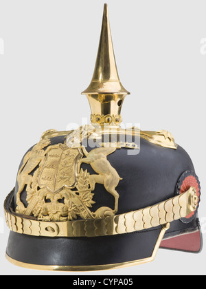 Un casco del tenente Herter, dell'8° Württemberg Reggimento ...