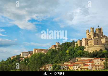 St-Nazaire cattedrale (XIV secolo). Béziers.Languedoc-Roussillon.Francia Foto Stock