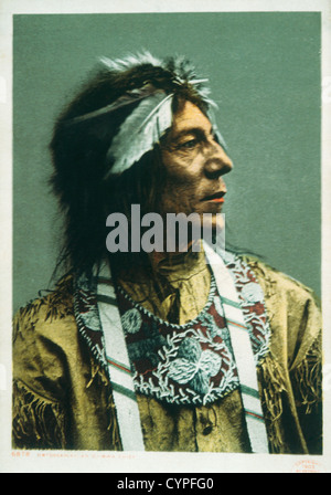 Obtossaway, Ojibwa Chief, Ritratto, 1903 Foto Stock