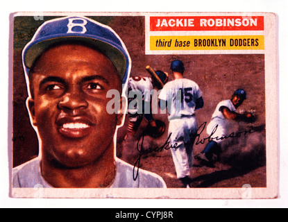 Jackie Robinson, Brooklyn Dodgers (1919-1972), scheda commerciale, 1946 Foto Stock