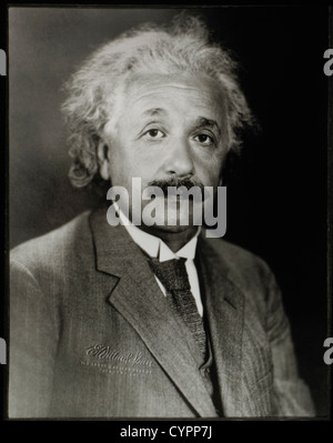 Albert Einstein (1879-1955), il fisico, Ritratto Foto Stock