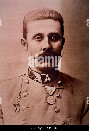 Franz Ferdinand, arciduca austriaco, assassinato a Sarajevo, Bosnia e Erzegovina, il 28 giugno 1914, Ritratto Foto Stock