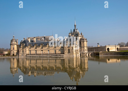 Il Château de Chantilly Musee Condee regione Picardia Francia - Francese Foto Stock