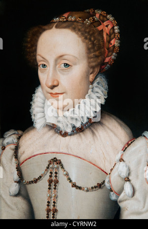 Joan - Jeanne III d'Albret 1528-72 Regina di Navarra Spagna Spagnolo 1570 Clouet, Francois 1510-72 Francia - Francese Foto Stock