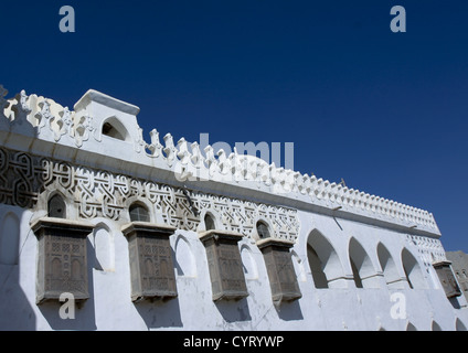 Il Amiriya Palace moschea in rada, Rada, Yemen Foto Stock