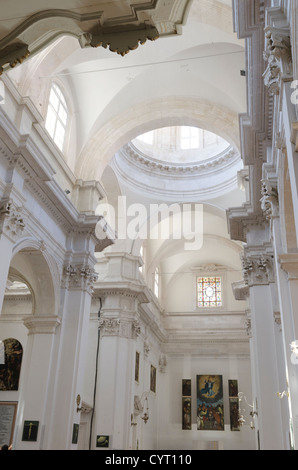 Dubrovnik interno chiesa icona religione a soffitto Foto Stock