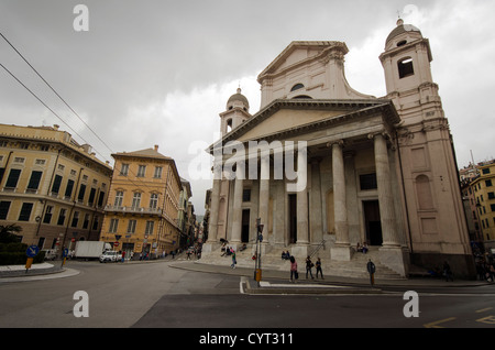 Basilica della Santissima Annunziata del Vastato - Genova, Italia Foto Stock