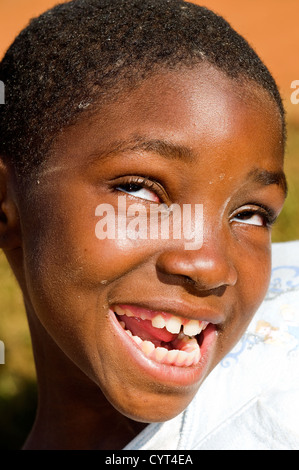 La ragazza di periferia nord, Lichinga, Mozambico Foto Stock