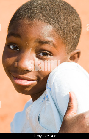 La ragazza di periferia nord, Lichinga, Mozambico Foto Stock