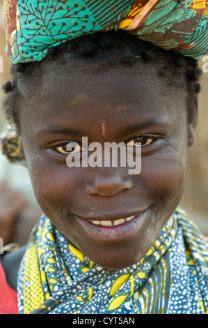 La ragazza di periferia nord, Lichinga, Mozambico Foto Stock