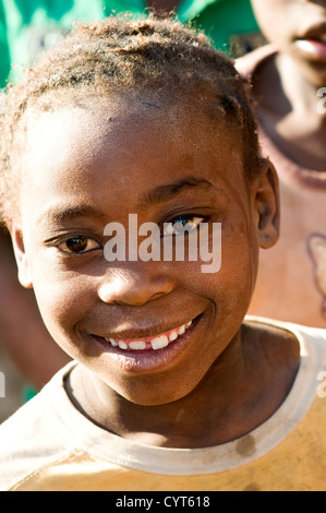 La ragazza di periferia nord, Lichinga, Mozambico Foto Stock