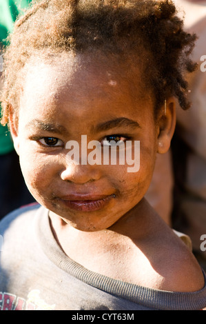 La ragazza di periferia nord, Lichinga, Mozambico Foto Stock