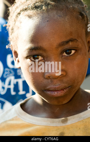 La ragazza di periferia nord, Lichinga, Mozambico Foto Stock