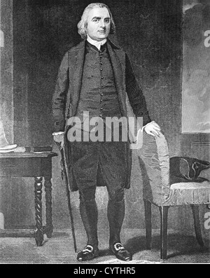 Samuel Adams, statista americano Foto Stock