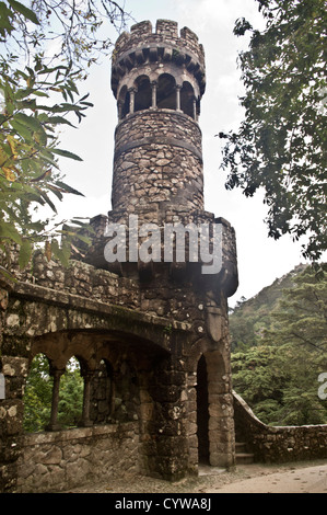 Quinta da Regaleira, Sintra Portogallo, Look Out tower Foto Stock