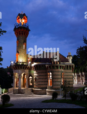 " El Capricho" di A. Gaudi (Comillas,Spagna) Foto Stock