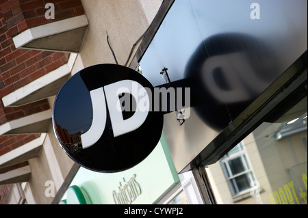 J D sport high street dettaglianti Worthing West Sussex Regno Unito Foto Stock