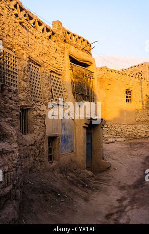 Tuyoq, un antico Uyghur-Muslim luogo di pellegrinaggio e ben conservato borgo antico vicino a Turpan, Xinjiang, Cina Foto Stock