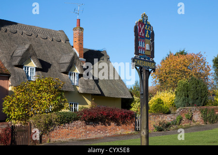 Monks eleigh suffolk village England Regno unito Gb Foto Stock