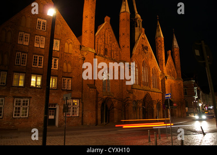 HEILIGEN-GEIST-ospedale di notte Foto Stock