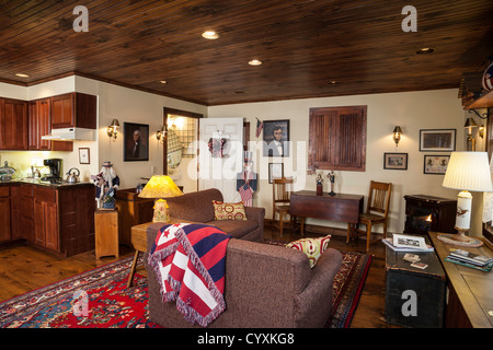 Grande sala interna con i primi American Decor, STATI UNITI D'AMERICA Foto Stock