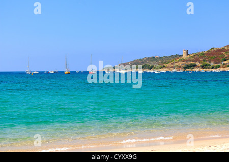 Plage de sagone haute Corse Francia 2b Foto Stock