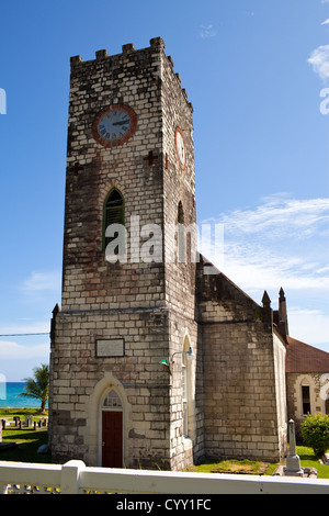 Antica chiesa coloniale. Giamaica Foto Stock