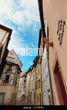 Tanner il distretto. Colmar, Alsazia, Francia Foto Stock