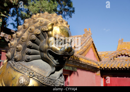 Cina, Pechino, Città Proibita (aka Zijin Cheng). Palazzo degli Imperatori dalle dinastie Ming e Qing. Foto Stock