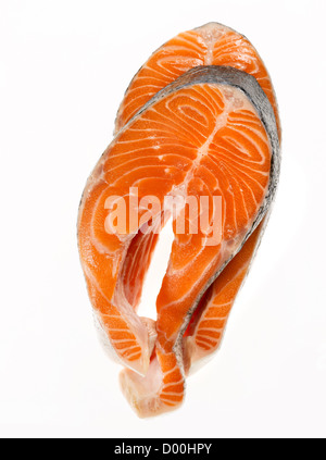 tranci di salmone Foto Stock