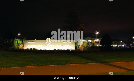 Notte Tempo esposizione della Warner Brothers Studios,Casa del Harry Potter Tour e film studios. Foto Stock