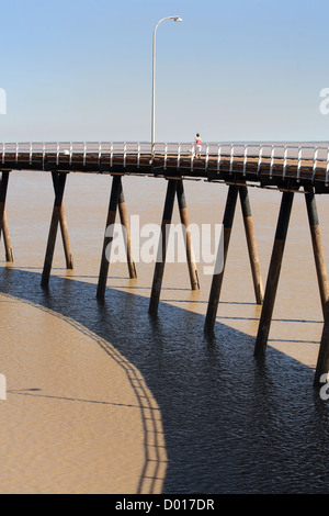 Pontile di marea a Derby Porto. Kimberley's, Western Australia. Foto Stock