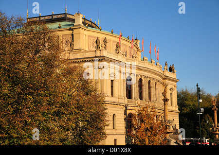 Praga, Repubblica Ceca. Rudolfinum (Josef Zitek; 1875-84. neo-rinascimentale) Concert hall Foto Stock