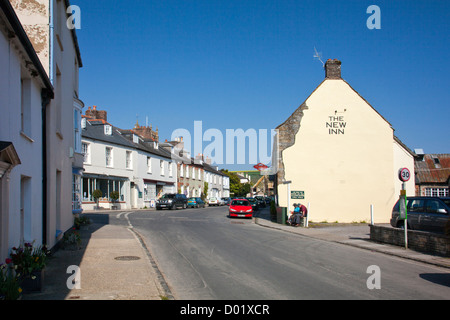 Il New Inn in Cerne Abbas village, Dorset, England, Regno Unito Foto Stock