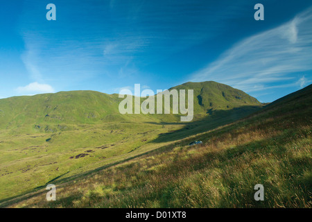 La Munro di Meall Corranaich dal Munro di Ben Lawers, Perthshire Foto Stock