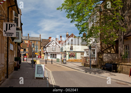 Il verde a Sherborne, Dorset, England, Regno Unito Foto Stock