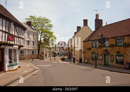 Il verde a Sherborne, Dorset, England, Regno Unito Foto Stock