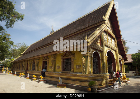 Wat Simuang Vientiane nella Repubblica democratica popolare del Laos Foto Stock