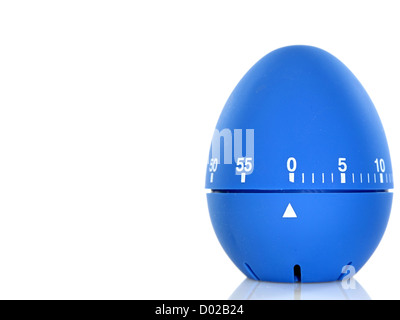 Blu timer uovo Foto Stock