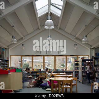 King Alfred scuola - Cinque Building, Londra, Regno Unito. Architetto: Walters e Cohen Ltd, 2012. Foto Stock