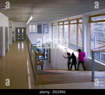 King Alfred scuola - Cinque Building, Londra, Regno Unito. Architetto: Walters e Cohen Ltd, 2012. Foto Stock