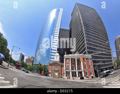 Santuario di Santa Elizabeth Ann Seton e Chiesa di Nostra Signora del Rosario a Battery Park Lower Manhattan New York City Foto Stock