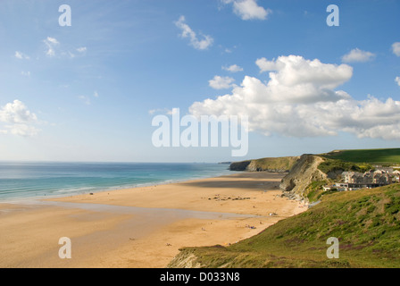 Watergate Bay, vicino a Newquay, Cornwall, Regno Unito Foto Stock