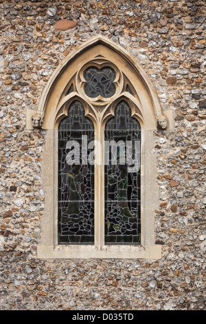 Chiesa gotica finestra Foto Stock