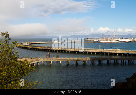 San Francisco Maritime National Historical Park Foto Stock