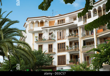 Appartamenti Residenziali a Javea Città Vecchia, Spagna. Foto Stock