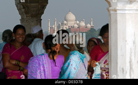 Taj Mahal Agra Uttar Pradesh, India Foto Stock